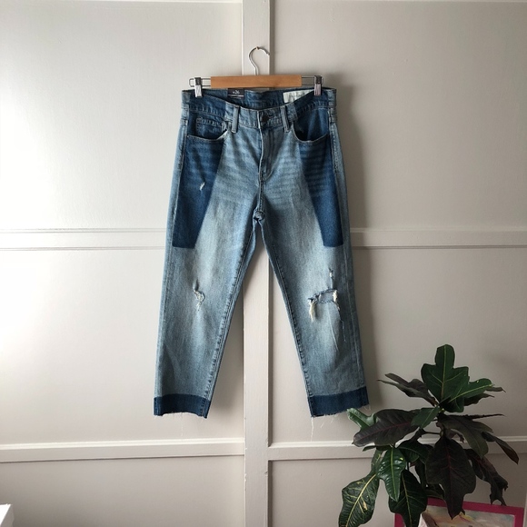 BOGO50% treasure & bond mid rise relaxed crop - Picture 2 of 8